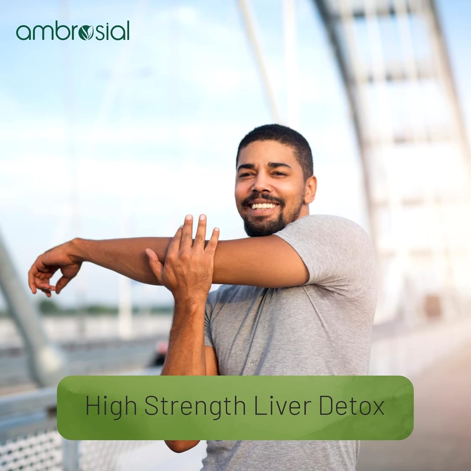 60 Capsules of AMBROSIAL Milk Thistle for Liver Support