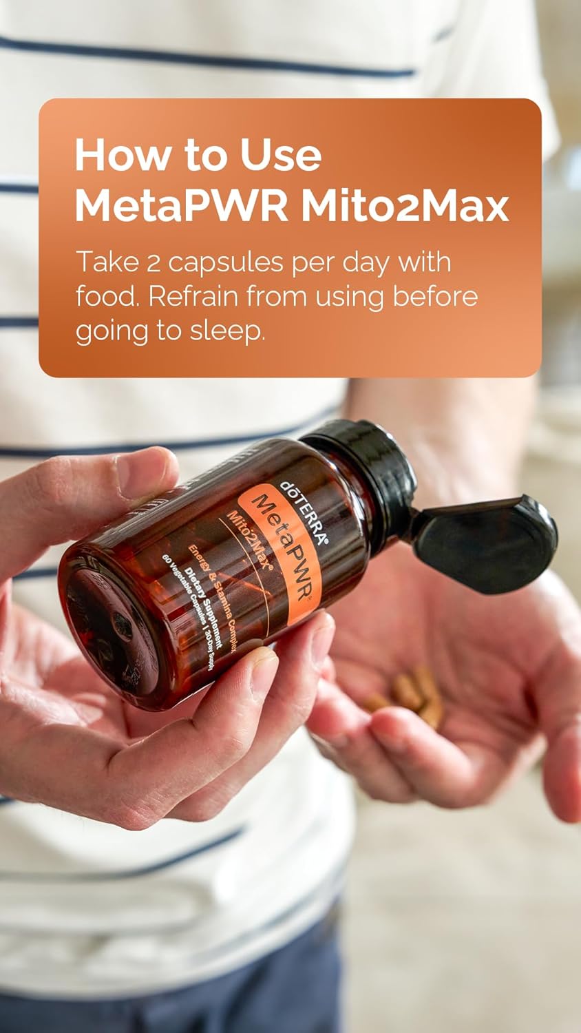 60 Capsules of doTERRA MetaPWR Mito2Max Energy Supplement - BoostGo Australia