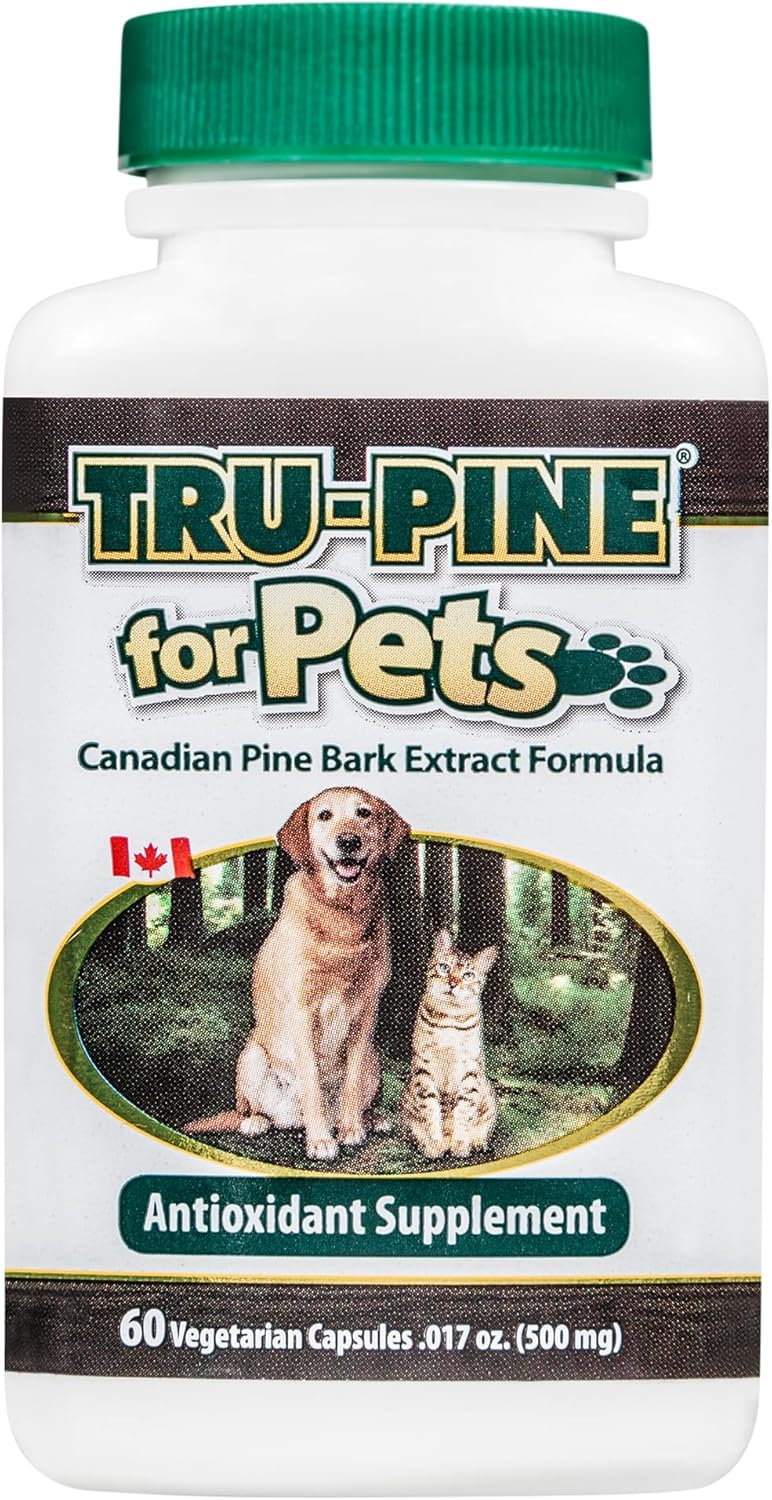 60 Capsules of Essiac International Tru-Pine Pet Supplement