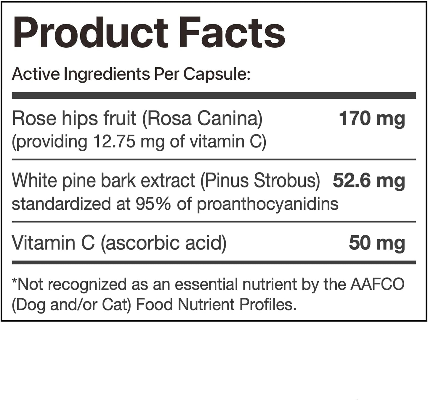 60 Capsules of Essiac International Tru-Pine Pet Supplement