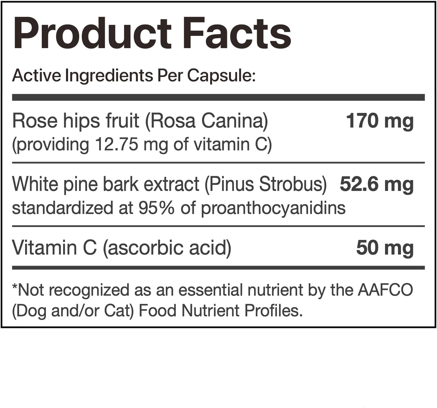 60 Capsules of Essiac International Tru-Pine Pet Supplement