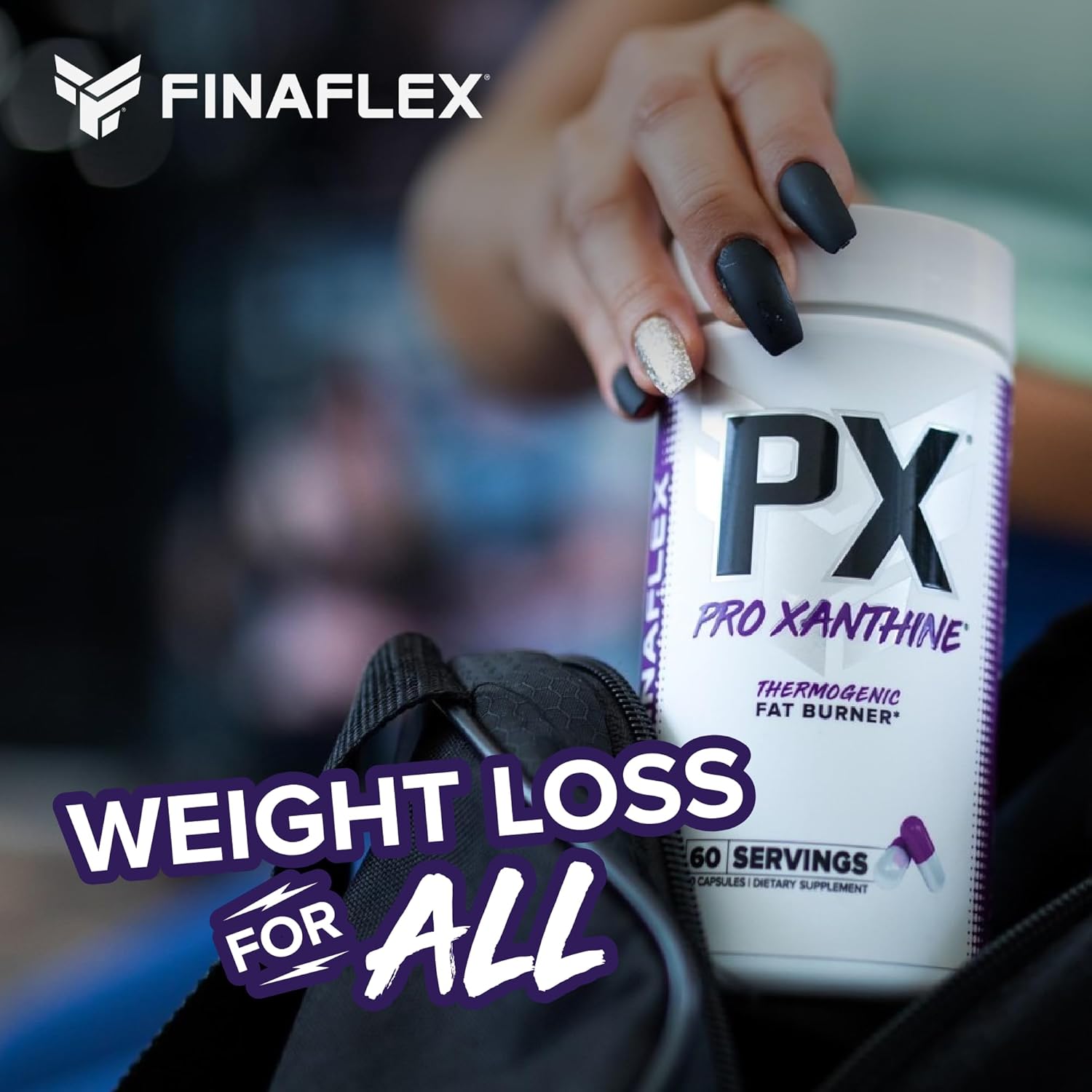 60 Capsules of FINAFLEX PX PRO Xanthine Thermogenic Supplement for Energy, Focus, and Appetite Control with Caffeine & TeaCrine - 60 Servings