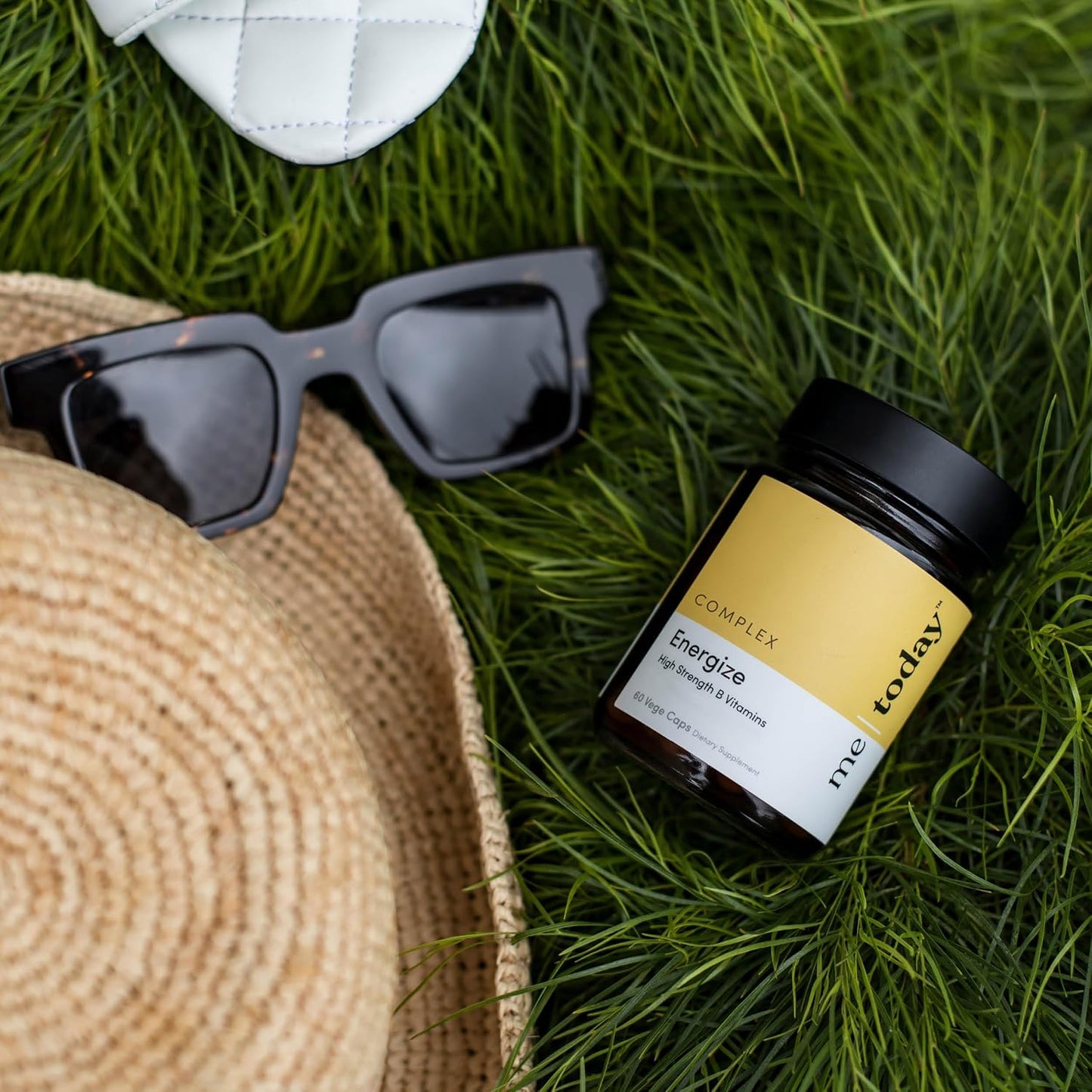 60 Capsules of High Strength B Vitamins, Vitamin C, Ashwagandha, and Zinc - Vegan Energy Supplement