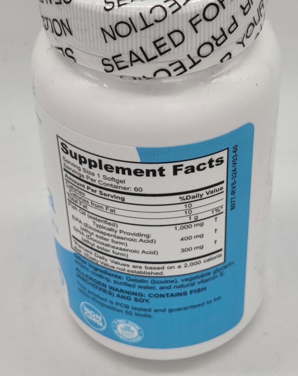 60 Capsules of Life Sprout Bioceuticals O-Mega Enteric Omega-3 with EPA/DHA Fish Oil Supplement