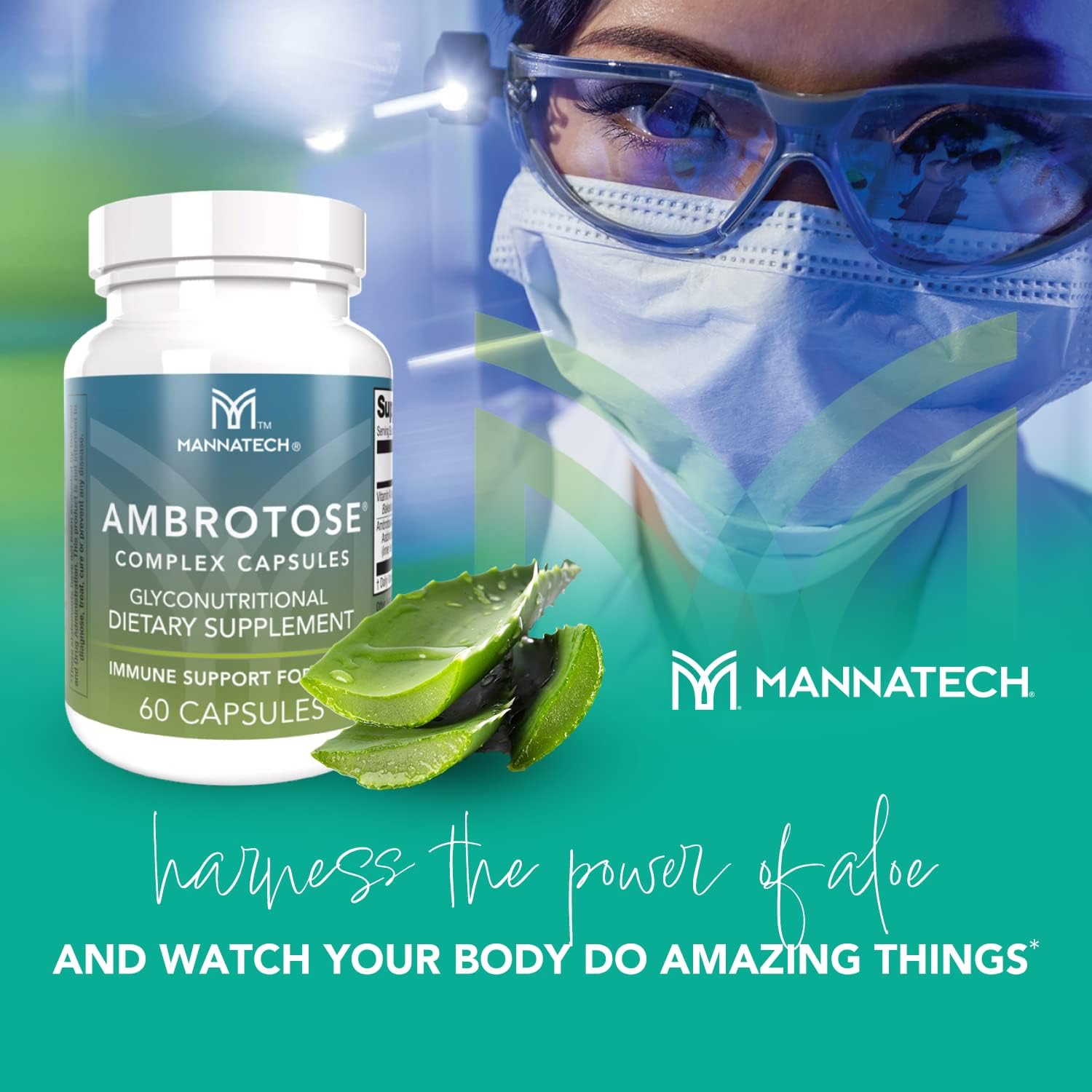 60 Capsules of Mannatech® Ambrotose® Complex - Boost Your Health Today