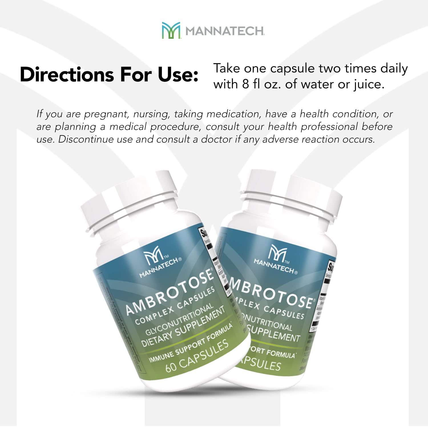 60 Capsules of Mannatech® Ambrotose® Complex - Boost Your Health Today