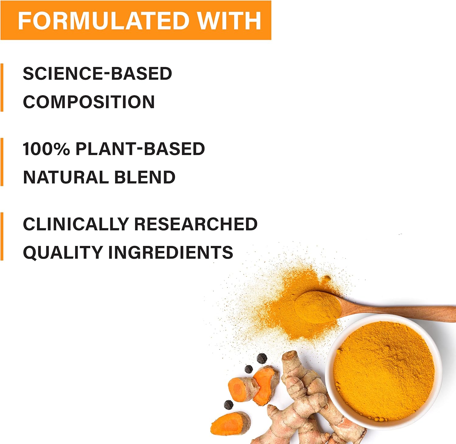 60 Capsules of Sandhu's Non-GMO Curcumin C3 Complex with BioPerine for High Absorption Joint Support