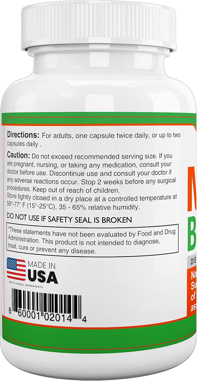 60 Capsules of Spectra Vitamins Mood Booster - Supports Optimal Mood, Stress Relief, Focus for Men and Women - Mood Enhancer Caps