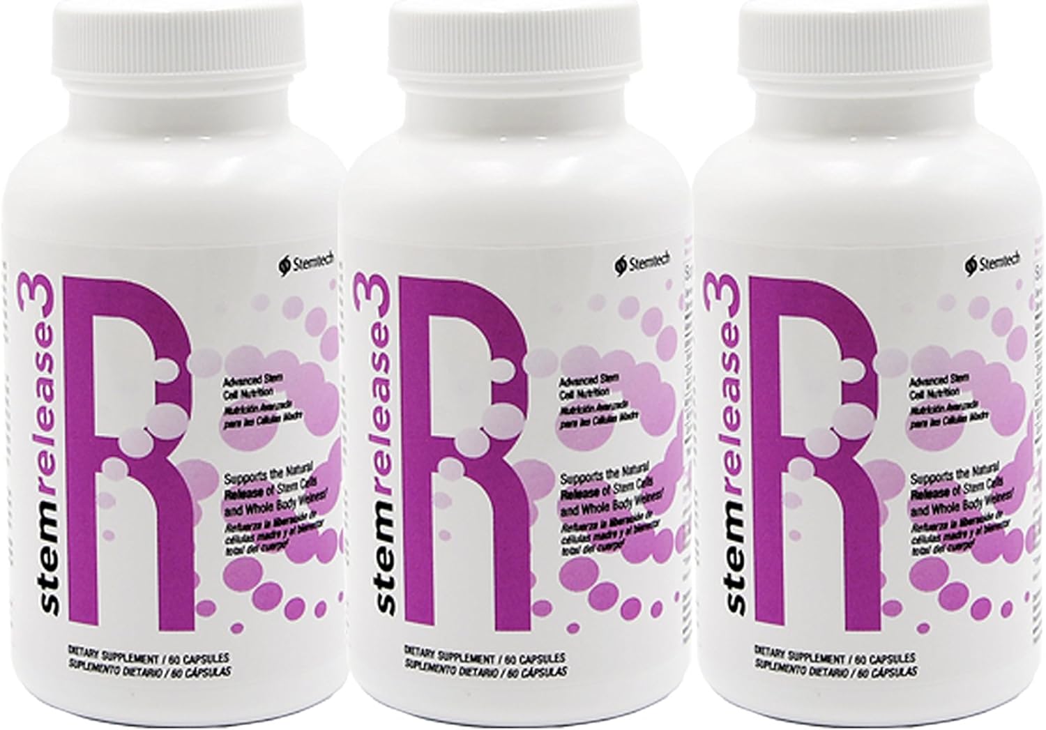 60 Capsules StemTech Stemrelease3 Supplement - Pack of 3