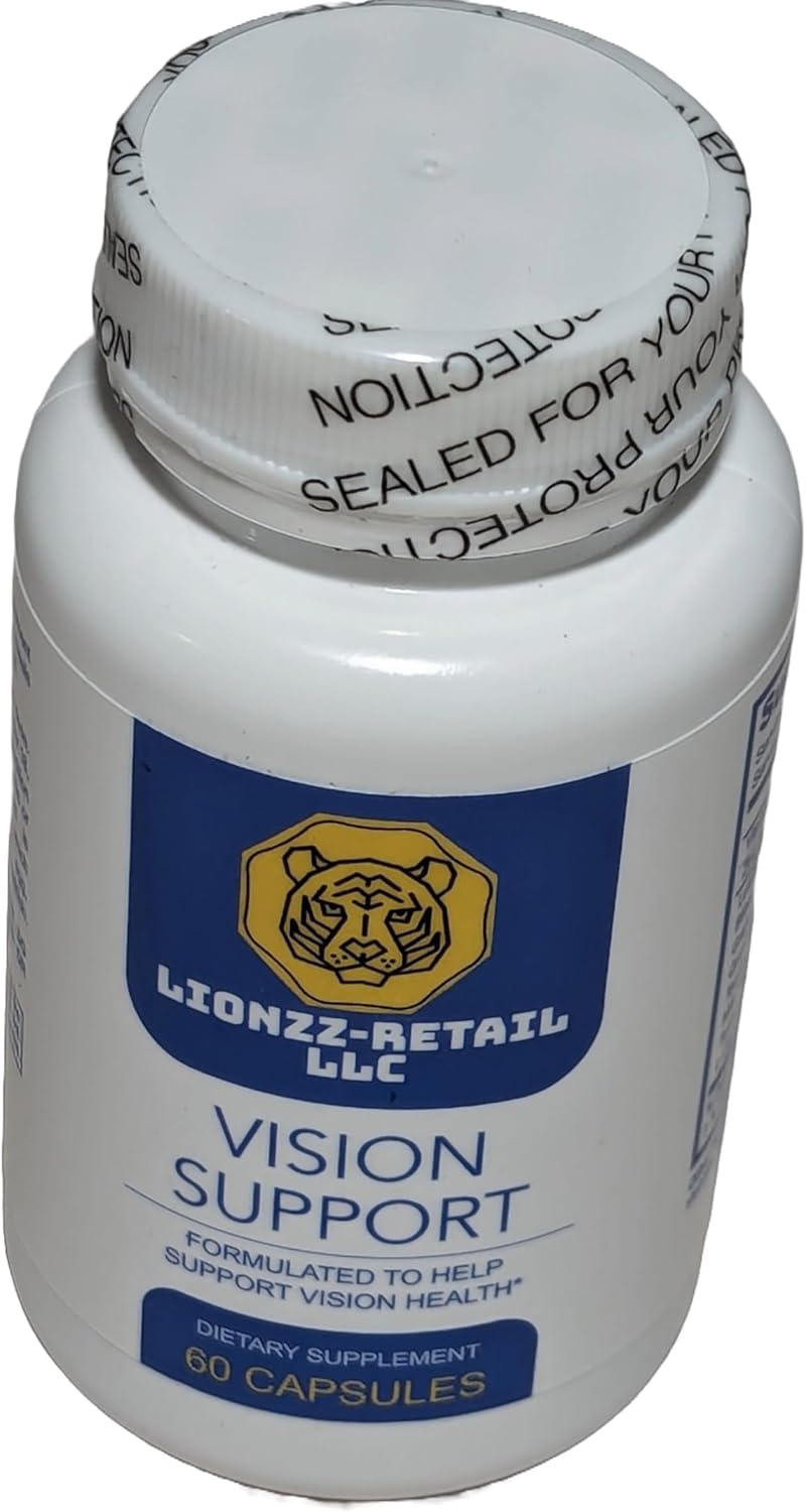 60 Capsules Vision Support Supplement from LIONZZ-REATIL LLC