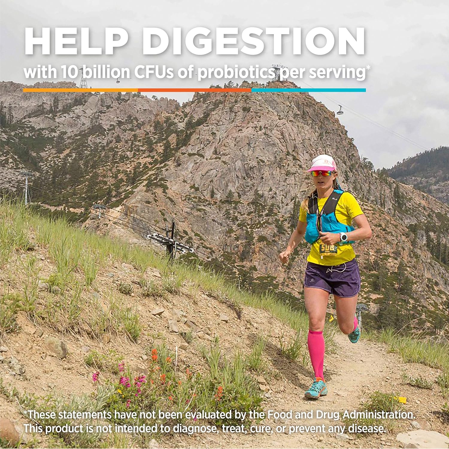 60-Count Bottle of GU Energy Roctane Probiotic Capsules with Licorice Root Extract and Ginger - Ideal for Pre, During, or Post-Workout Energy Boost