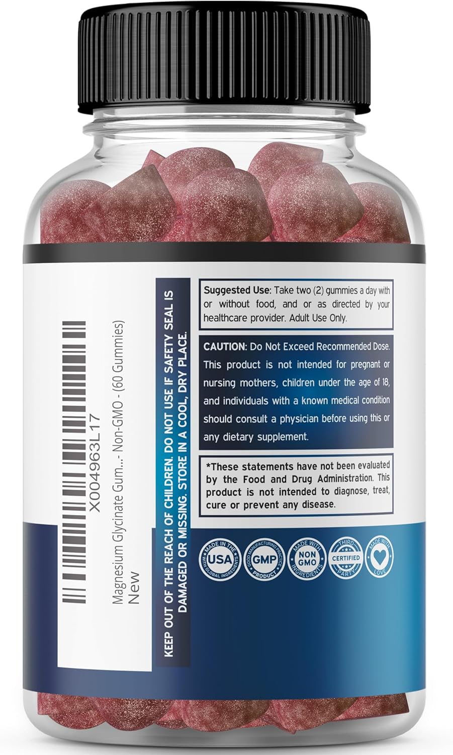 60-Count Dorado Nutrition Sugar-Free Saffron Gummies & Magnesium Glycinate Gummies - Advanced Formula with 5-in-1 Benefits and 600mg Supplement Strength