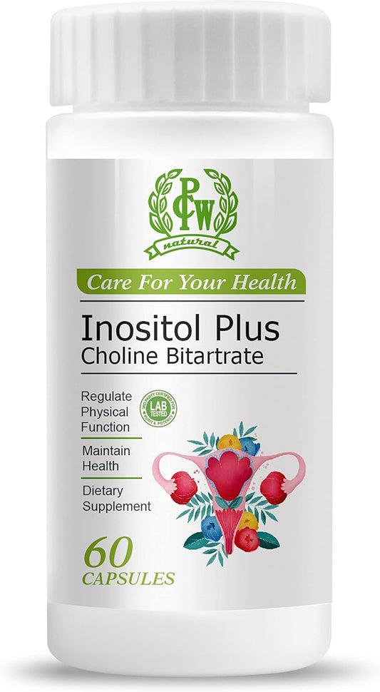 60 Count Esmond Natural PCW Inositol and Choline Bitartrate Capsules