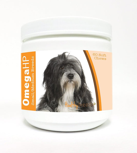 60 Count Healthy Breeds Lhasa Apso Omega HP Skin and Coat Support Soft Chews