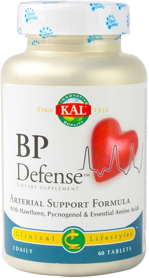 60 Count KAL BP Defense Tablets - Blood Pressure Support Supplement