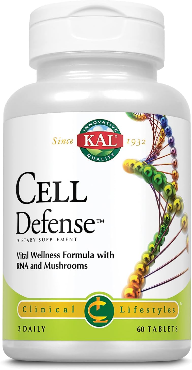 60 Count KAL Cell Defense Tablets for Immune Support and Antioxidant Protection
