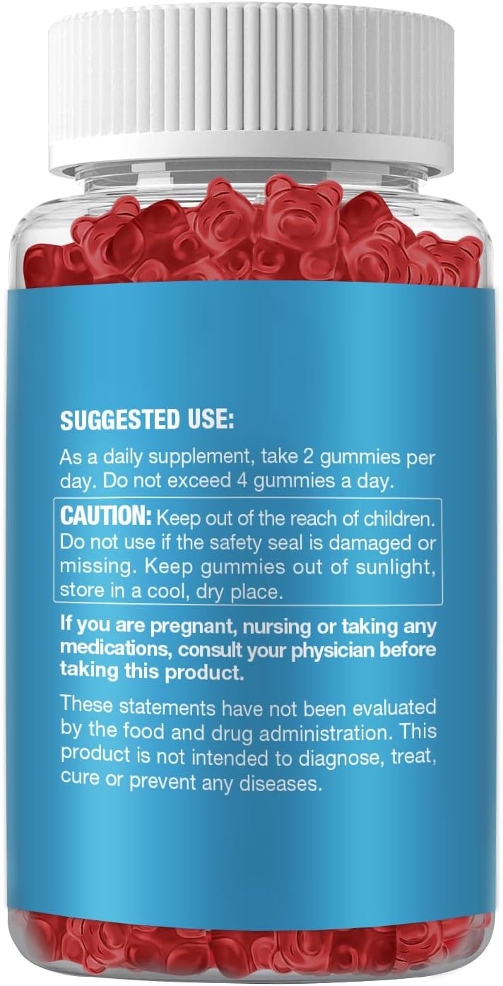 60 Count Riyuetian Ashwagandha Gummies for Stress Relief, Immune Support, & Energy - Men & Women - Natural Strawberry Flavor - Ashwagandha Supplements