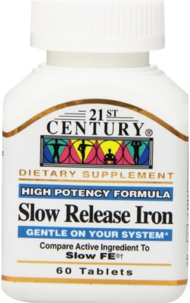 60 Count Slow Release Iron Tablets for Modern-Day Nutritional Needs
