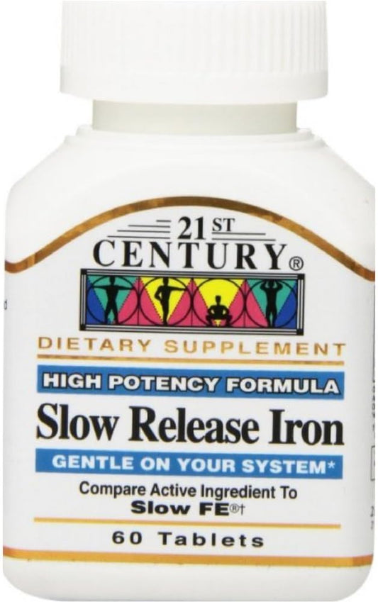 60 Count Slow Release Iron Tablets for Modern-Day Nutritional Needs