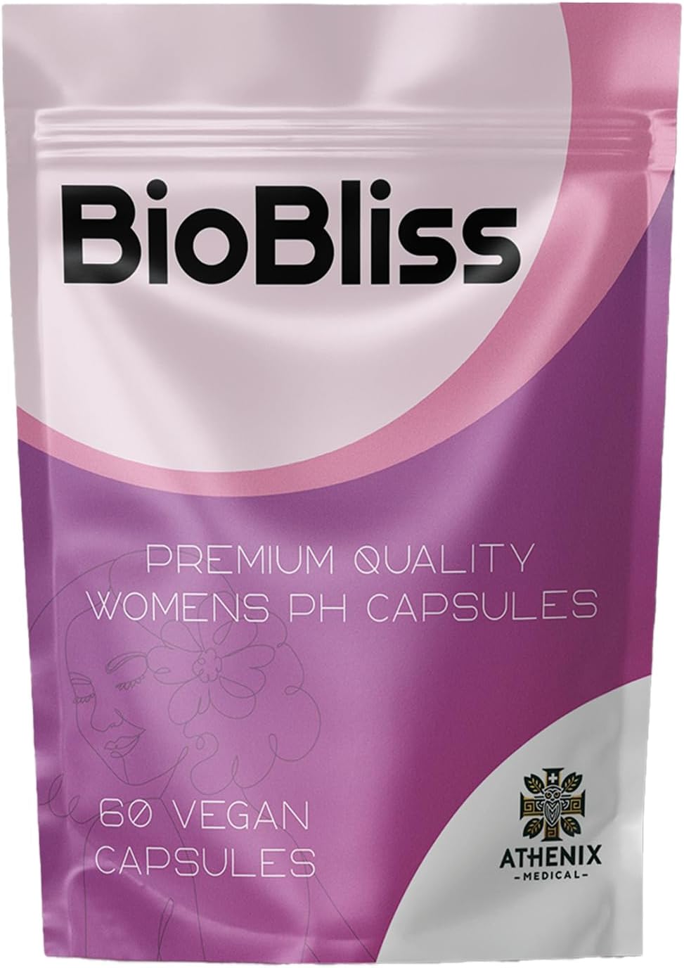 60 Count Women's Probiotic Capsules for Vaginal Health - Supports pH Balance, Healthy Flora, and Odor - Daily Supplement for Feminine Wellness - Vegan, Non-GMO