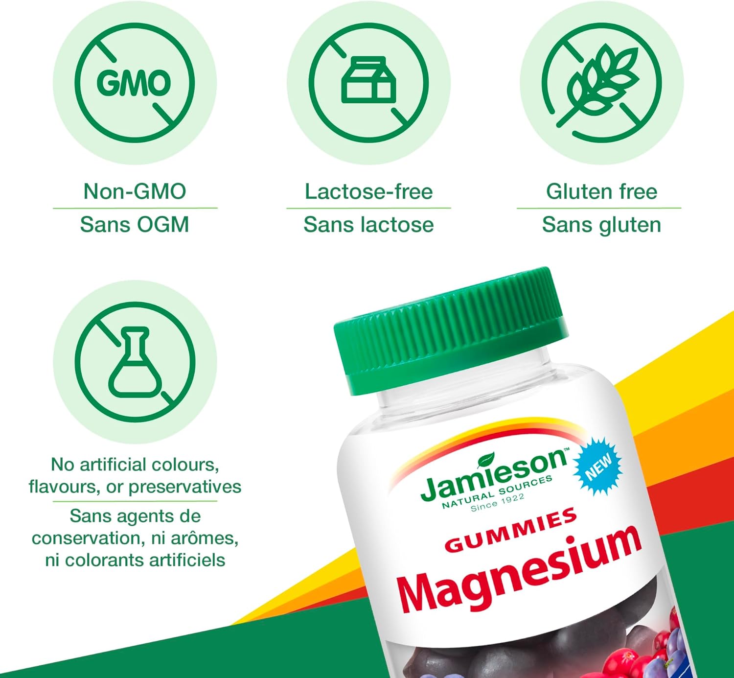 60 Jamieson Magnesium Gummies: Convenient Magnesium Supplement for Daily Intake