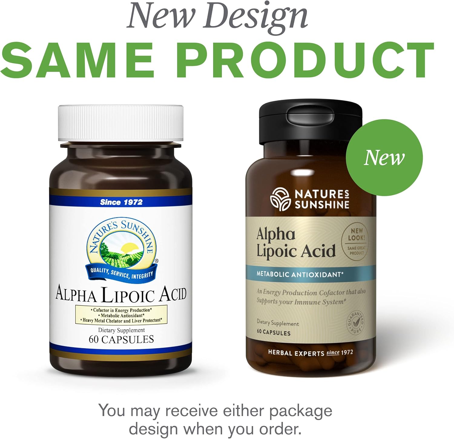 60 Kosher Alpha Lipoic Acid Capsules by Nature's Sunshine