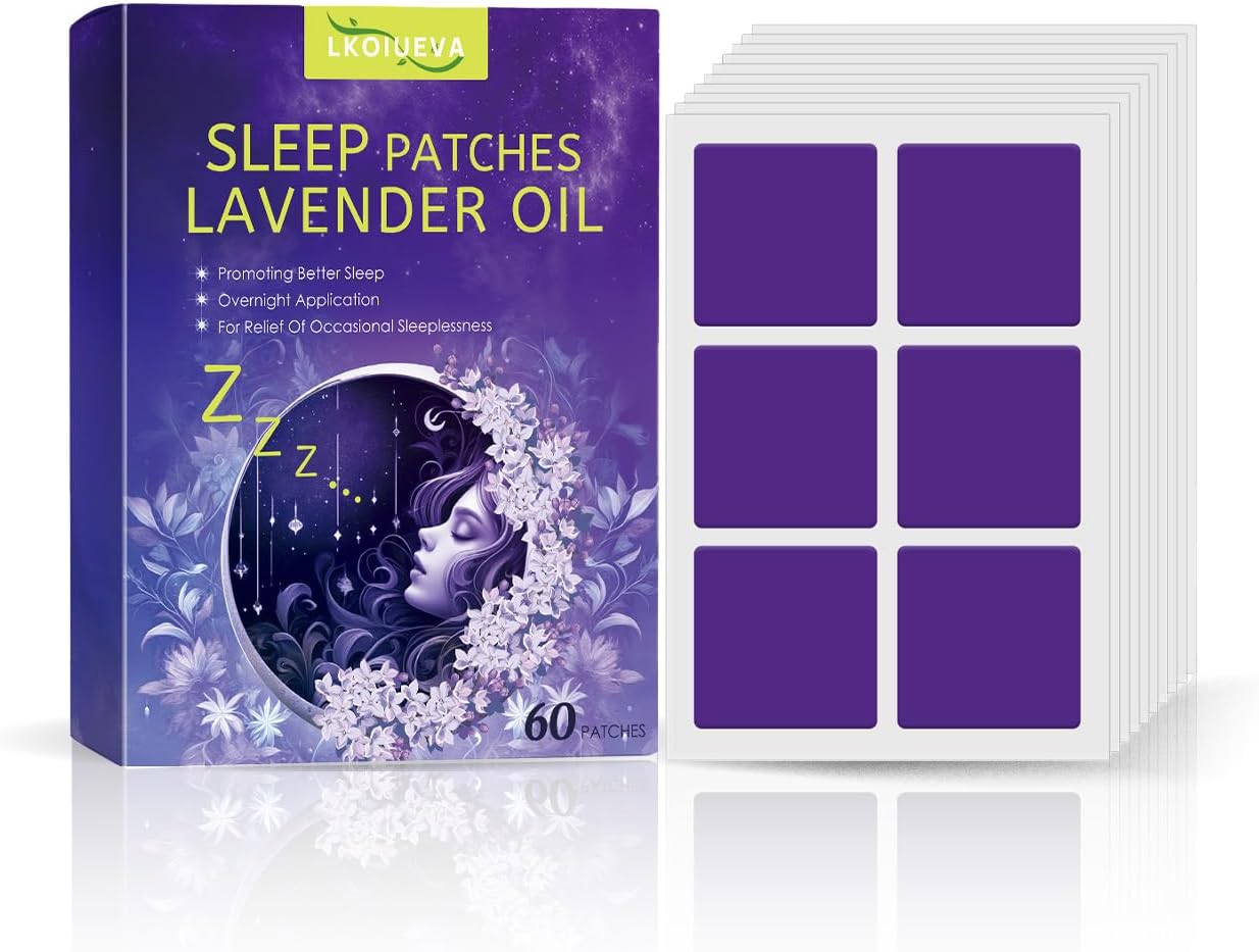 60 Pack Sleep Patches for Adults - Extra Strength Natural Ingredients for Deep Sleep - Skin-Friendly and Long-Lasting Sweet Dreams for Men and Women