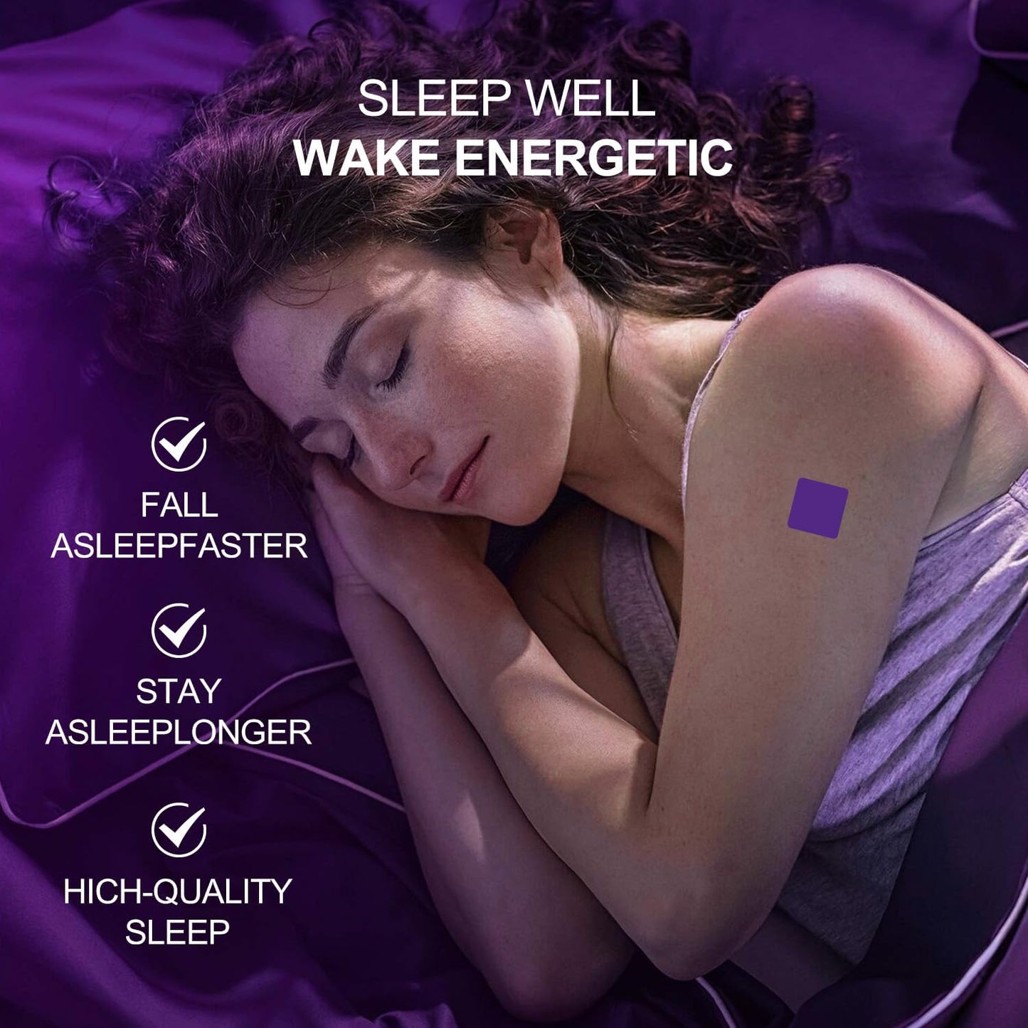 60 Pack Sleep Patches for Adults - Extra Strength Natural Ingredients for Deep Sleep - Skin-Friendly and Long-Lasting Sweet Dreams for Men and Women