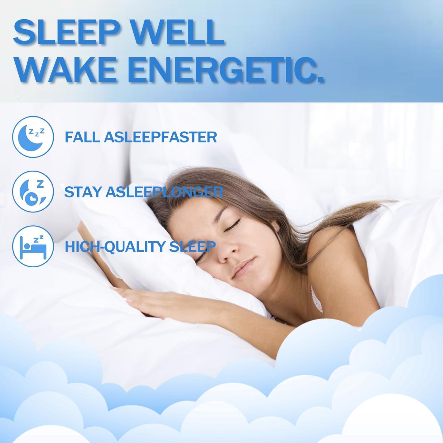 60 Pcs LKOIUEVA Extra Strength Sleep Patches for Men and Women - Natural Deep Sleep Aid with Fast-Acting and Long-Lasting Support