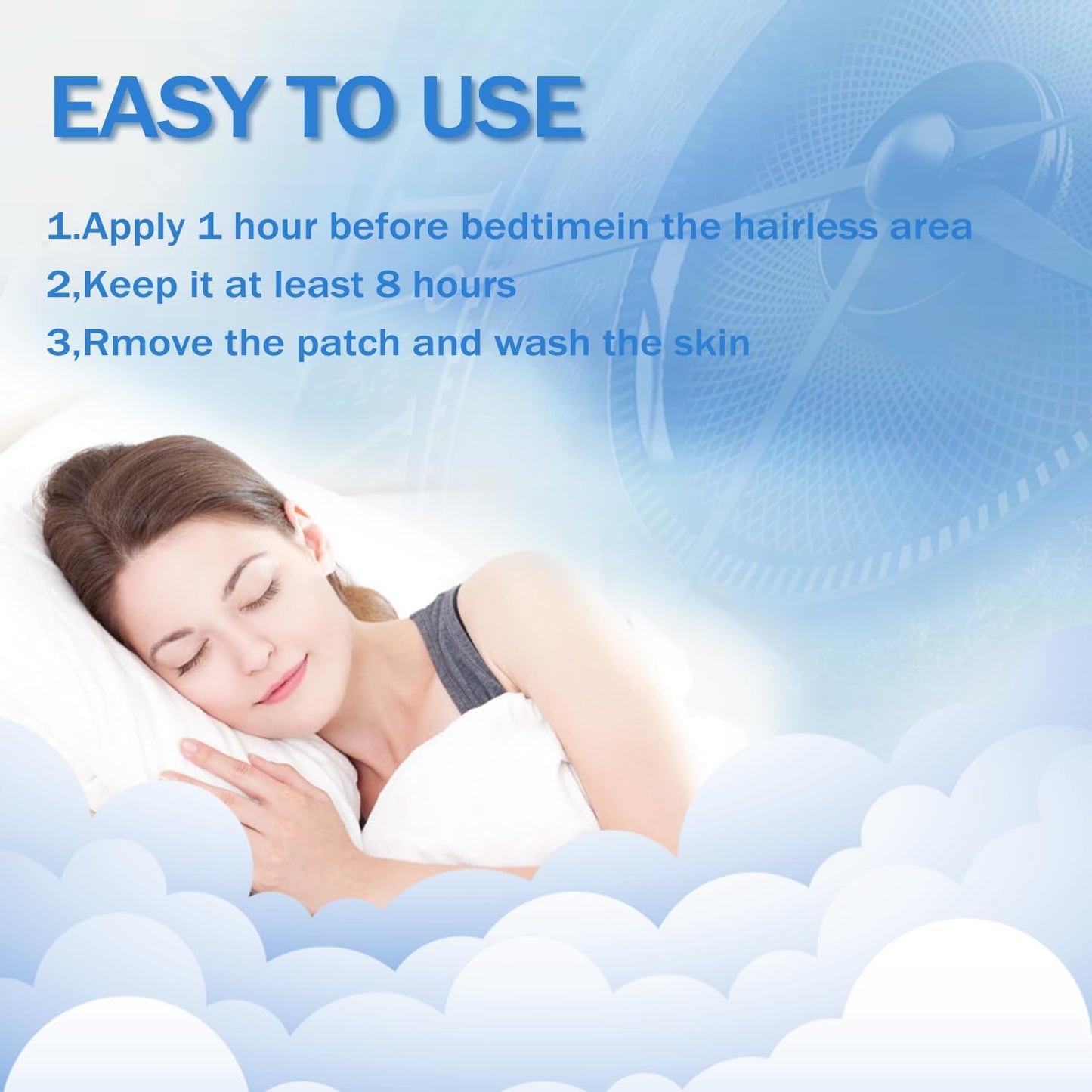 60 Pcs LKOIUEVA Extra Strength Sleep Patches for Men and Women - Natural Deep Sleep Aid with Fast-Acting and Long-Lasting Support