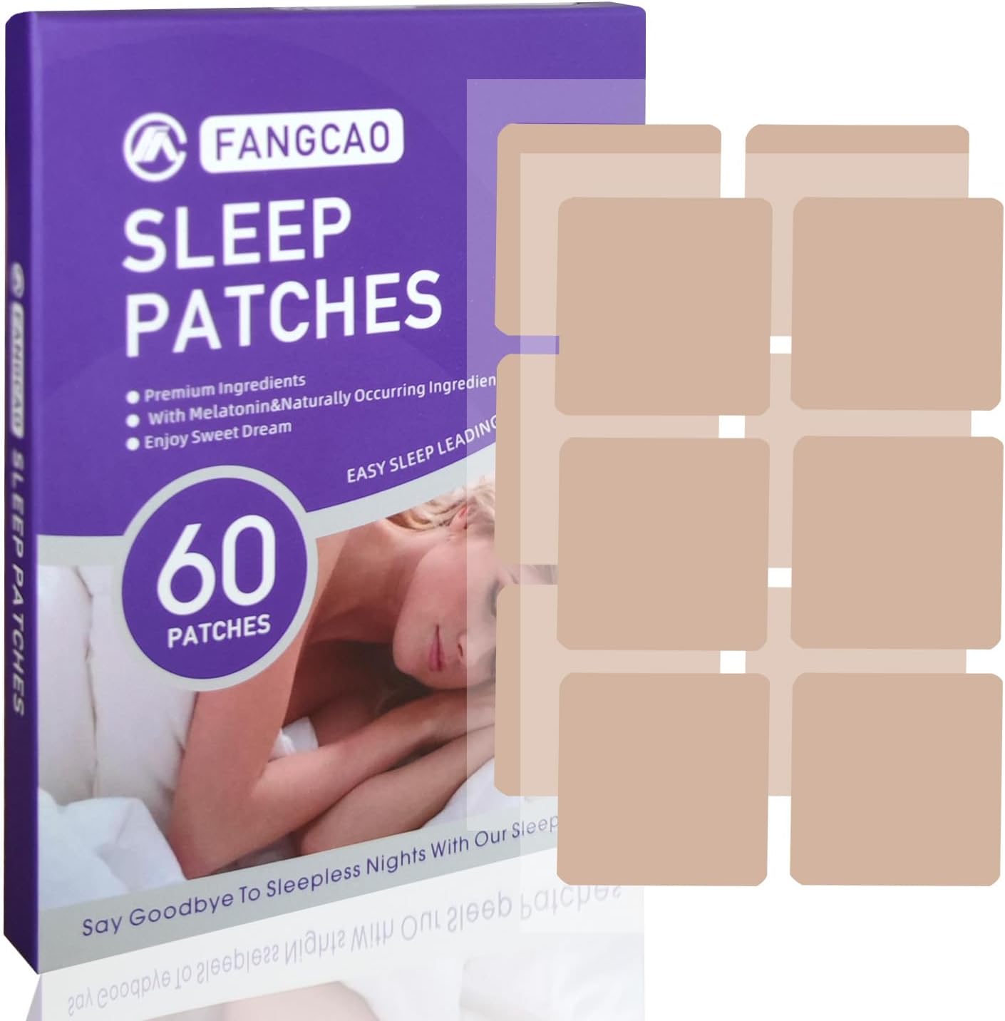 60 Premium Sleep Patches for Adults with Upgraded Ingredients - Easy to Apply and Comfortable
