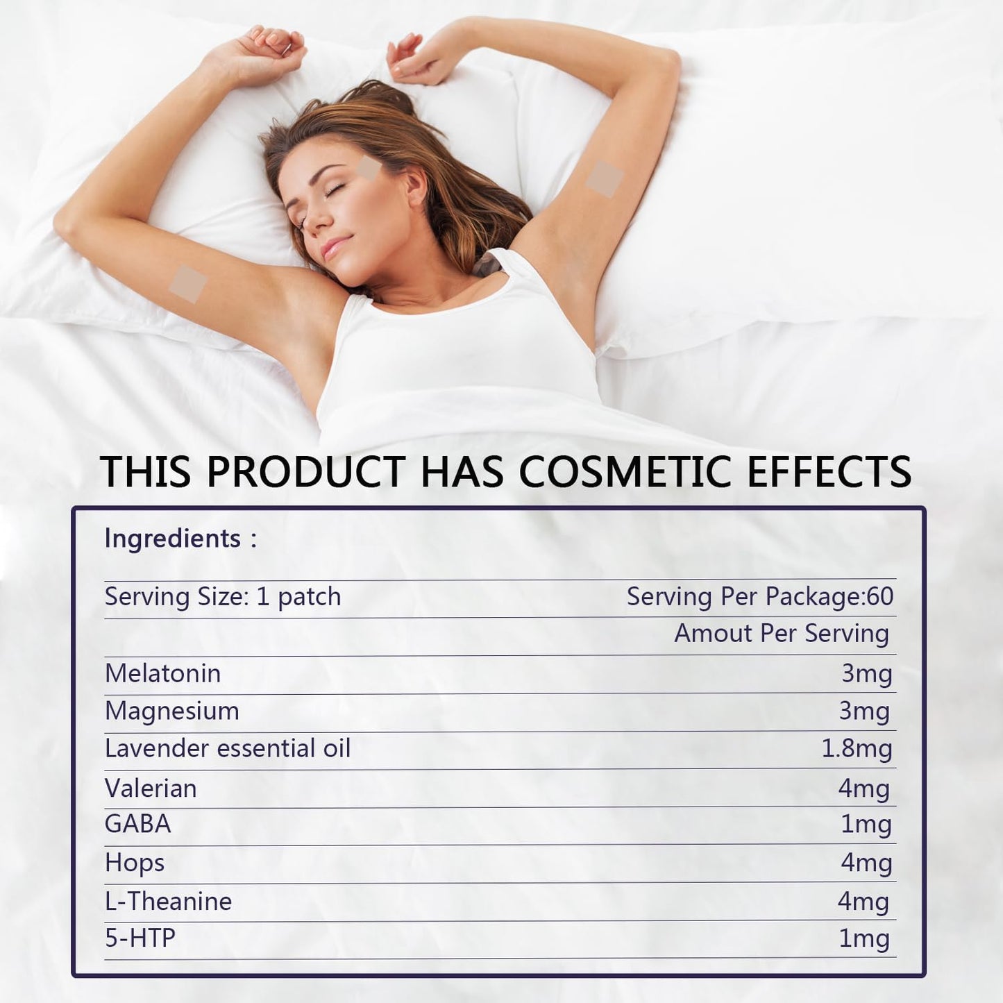 60 Premium Sleep Patches for Adults with Upgraded Ingredients - Easy to Apply and Comfortable