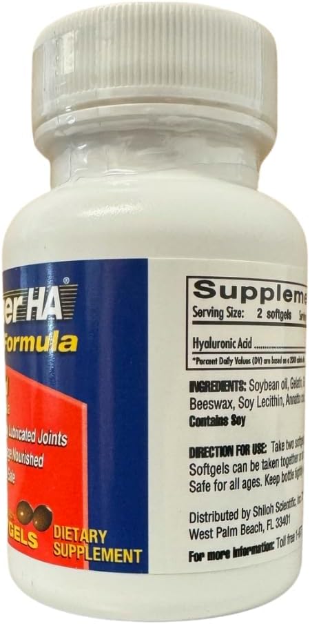 60 Softgel Caps of Conquer HA Original Form Hyaluronic Acid - Boost Joint Health and Skin Hydration