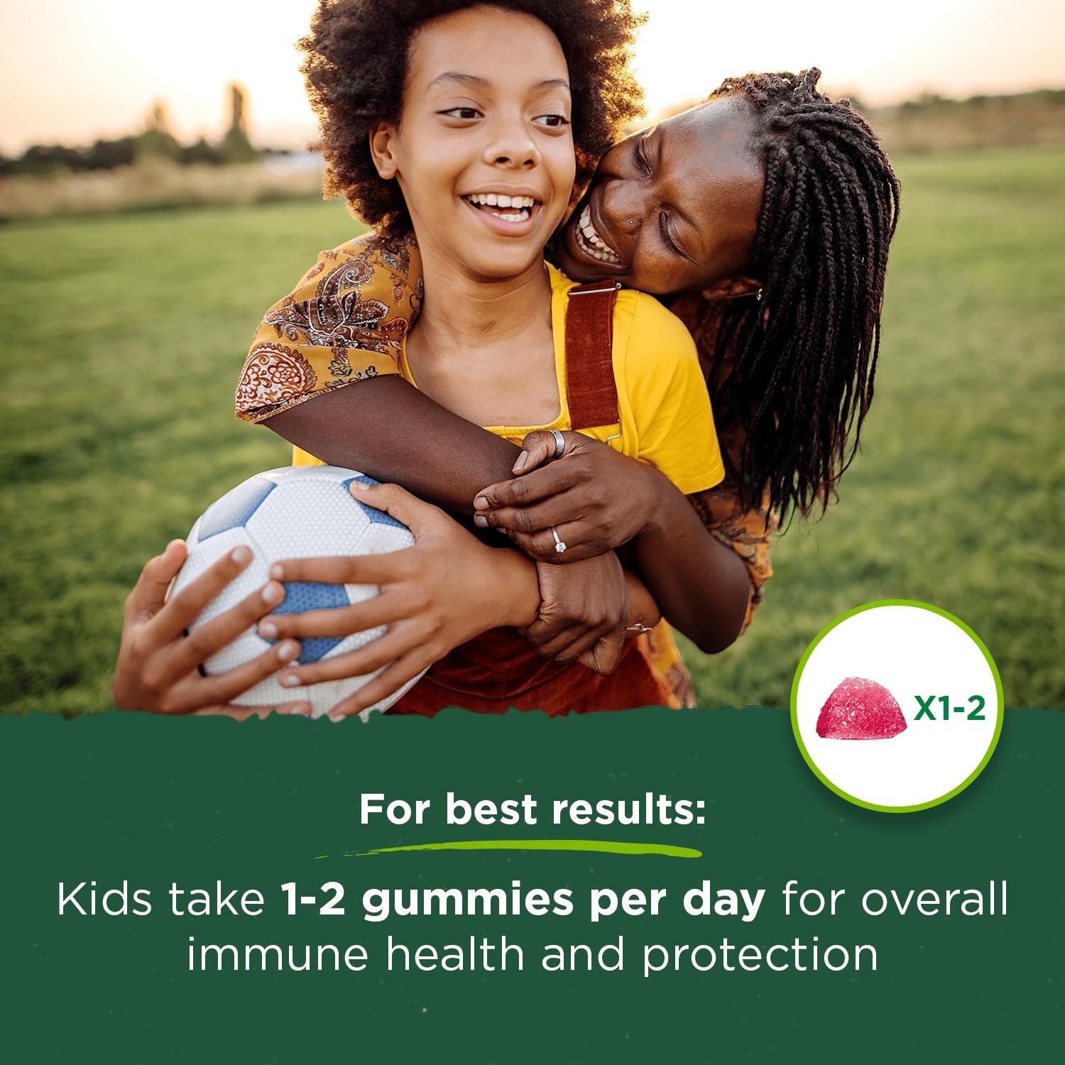 60 Swanson Kids Orange-Flavored Vitamin C Gummies for Children's Immune Support