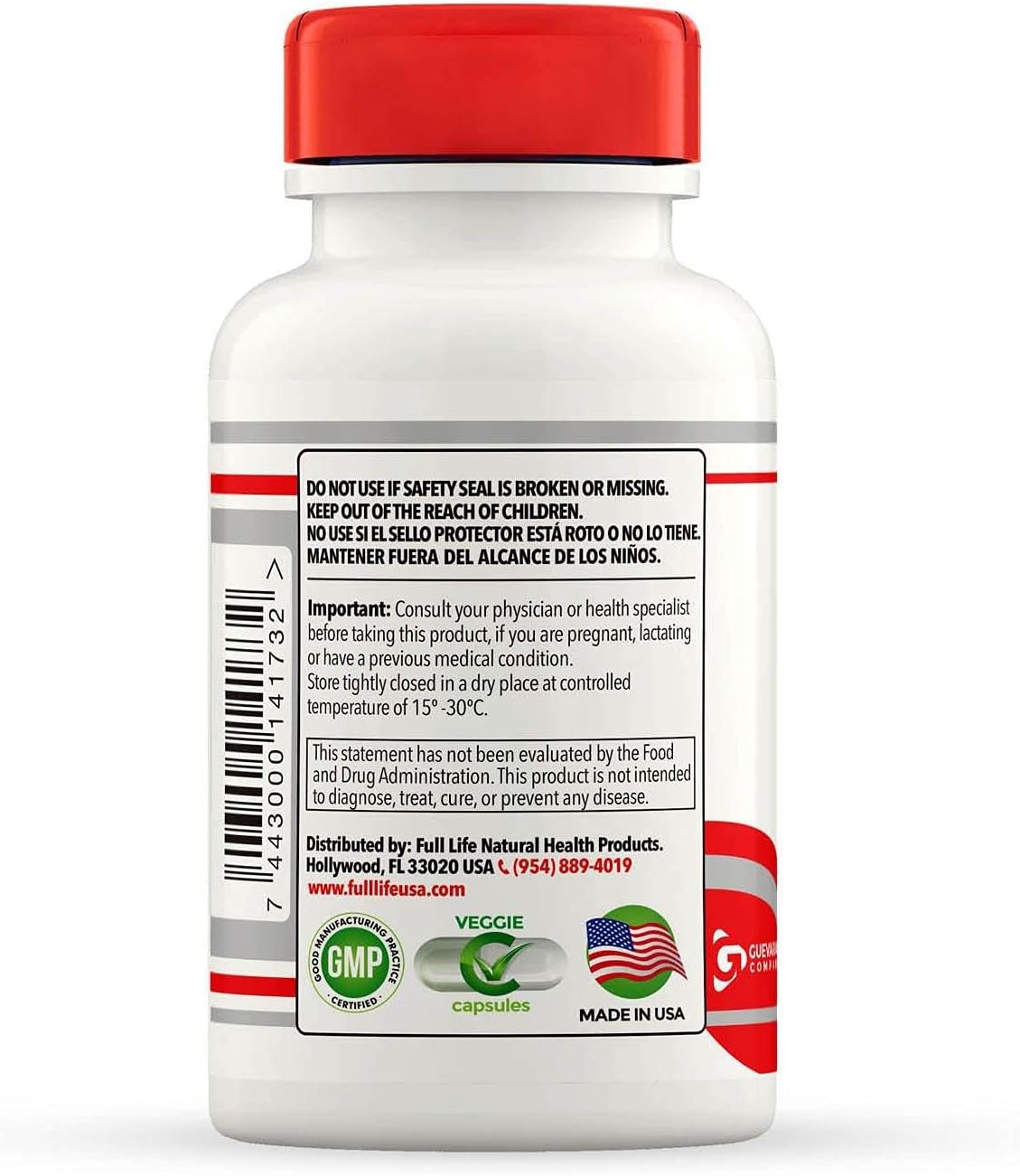 60 Veggie Capsules of 450mg Ginkgo Biloba Herbal Supplement for a Full Life