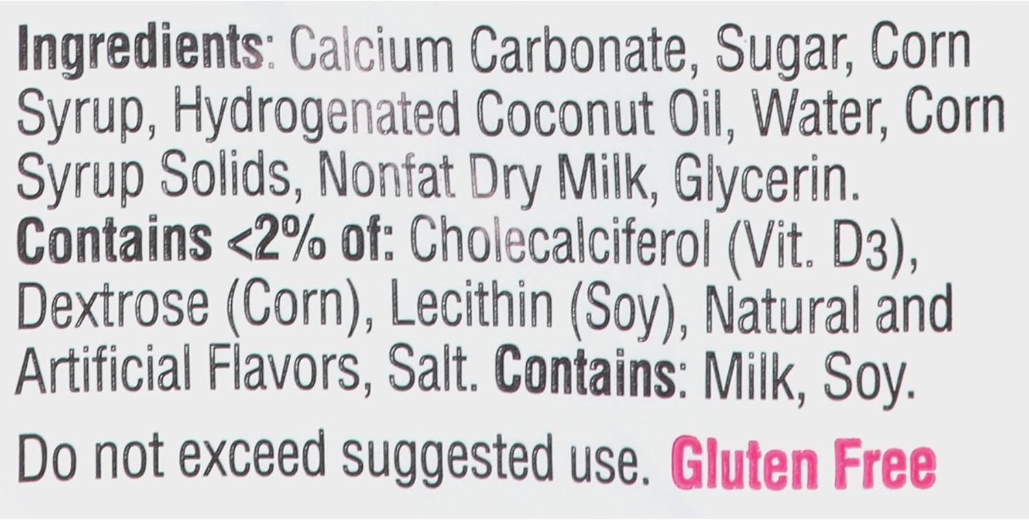 600mg Vanilla Crème Flavor Calcium and Vitamin D3 Supplement Soft Chews - 60 Count