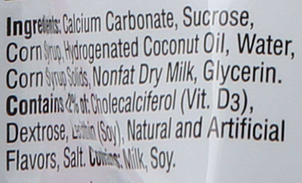 600mg Vanilla Crème Flavor Calcium and Vitamin D3 Supplement Soft Chews - 60 Count