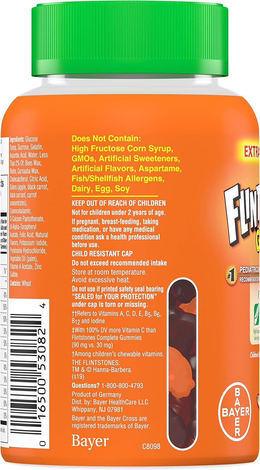 60ct Flintstones Gummies with Immunity Support - One Daily Multivitamin