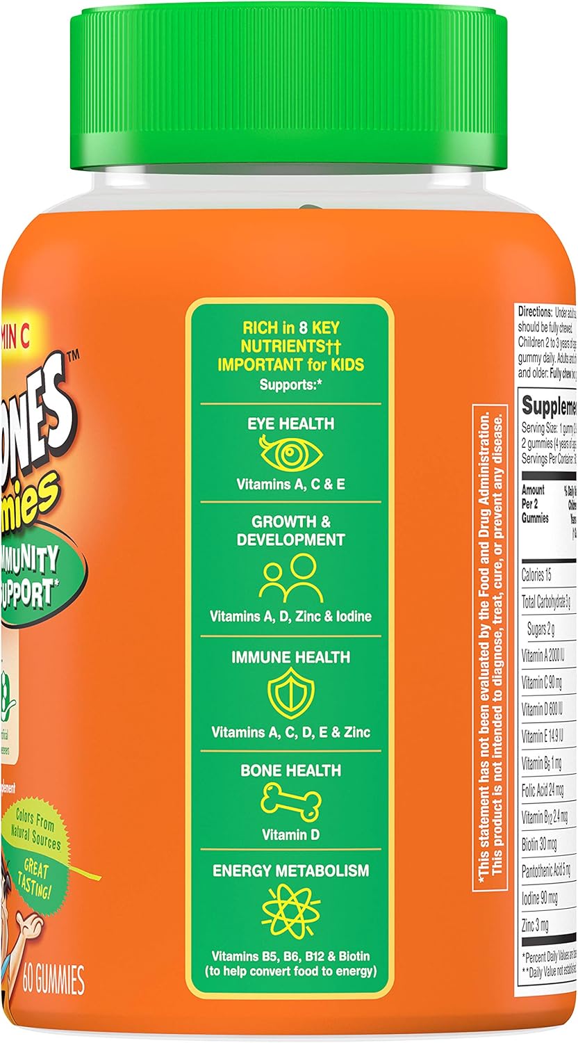 60ct Flintstones Gummies with Immunity Support - One Daily Multivitamin