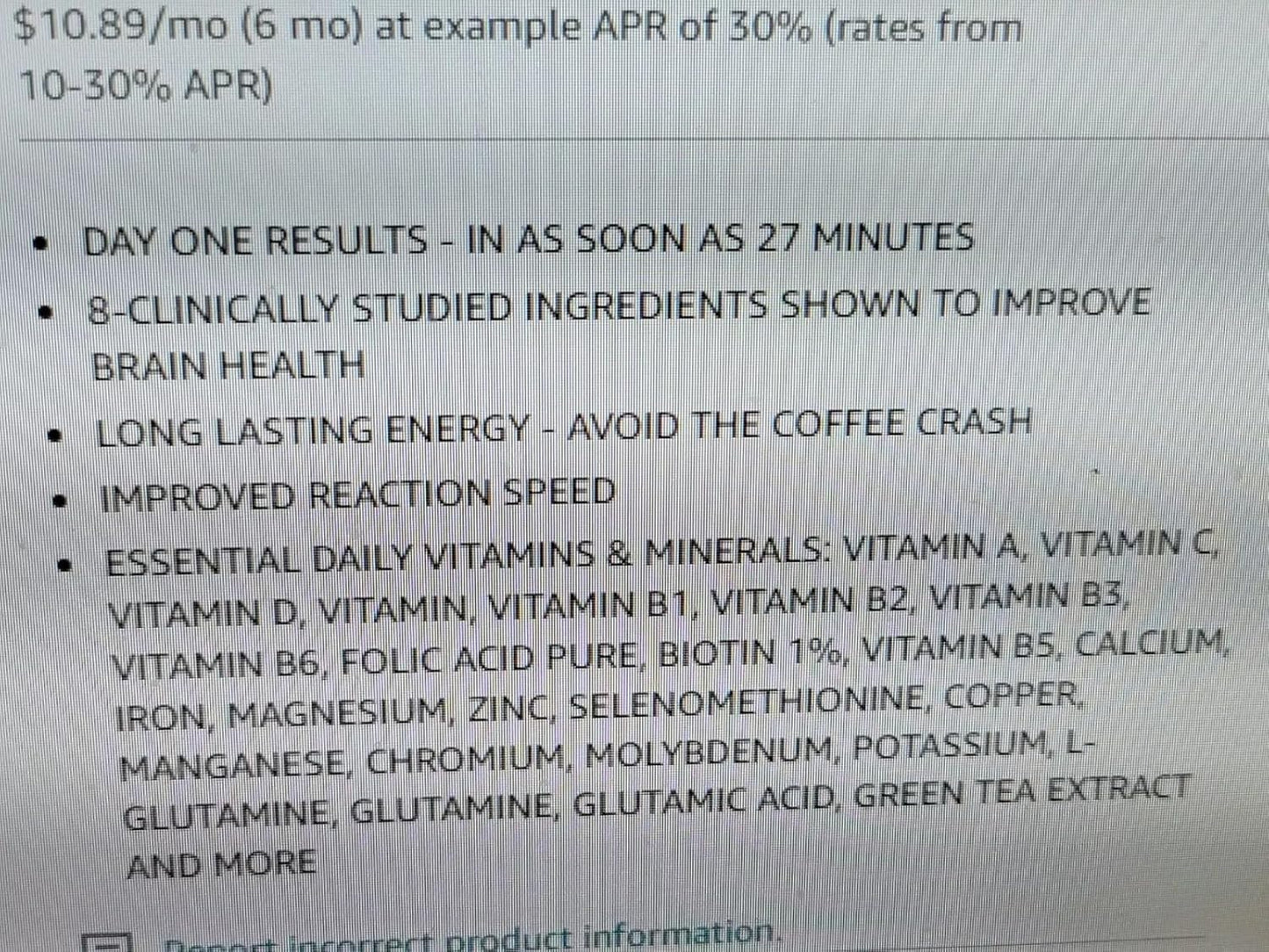60ct Limitle Nootropic Capsules for Memory, Focus, and Clarity Support with DMAE and Bacopa - Cognitive Nutrition Supplement