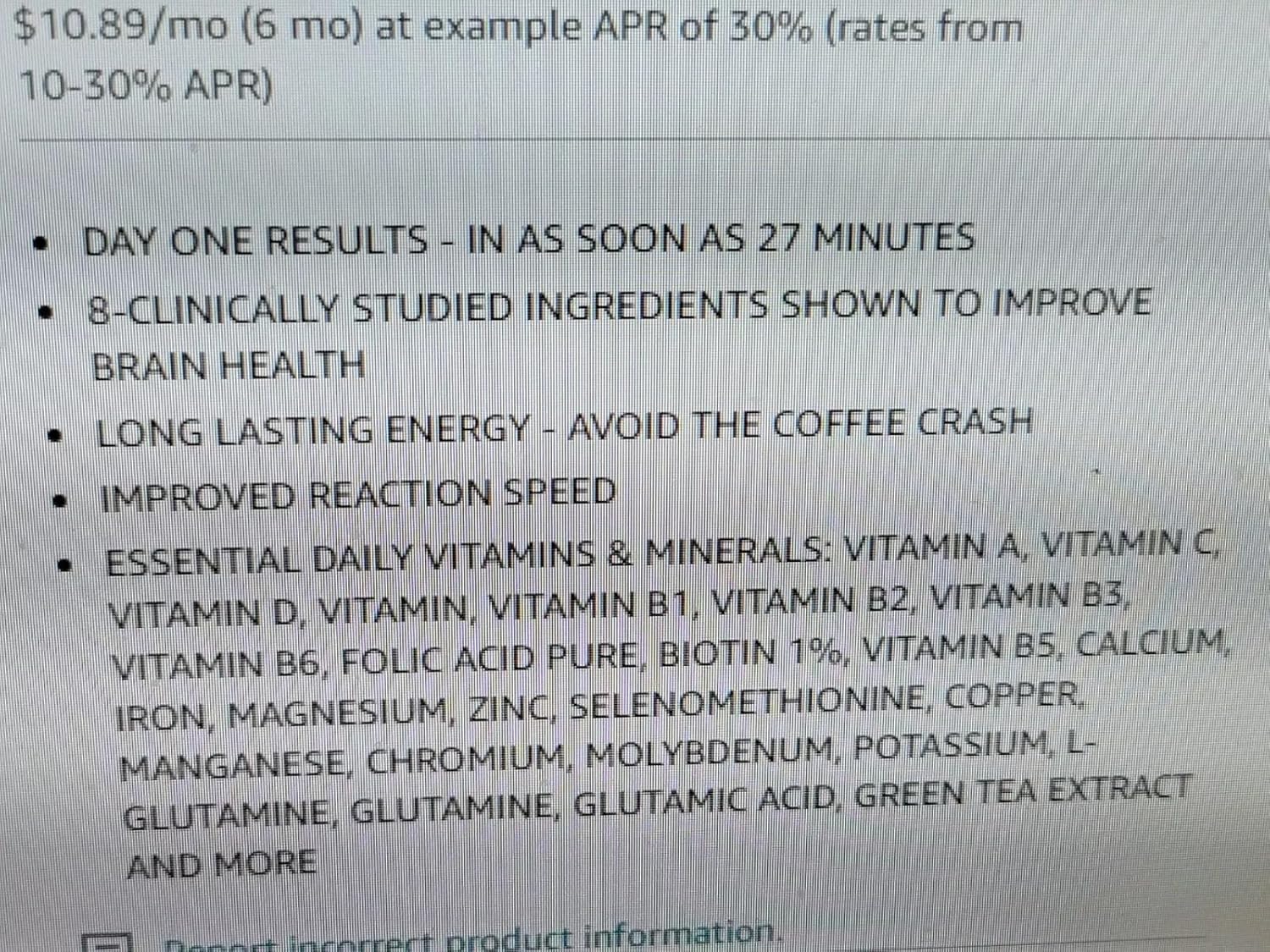 60ct Limitle Nootropic Capsules for Memory, Focus, and Clarity Support with DMAE and Bacopa - Cognitive Nutrition Supplement