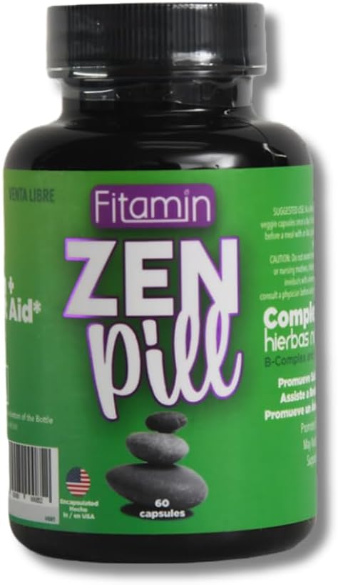 60ct Mood Support Capsules with Fitamin Zen Formula - Vitaminas for Mental Wellbeing