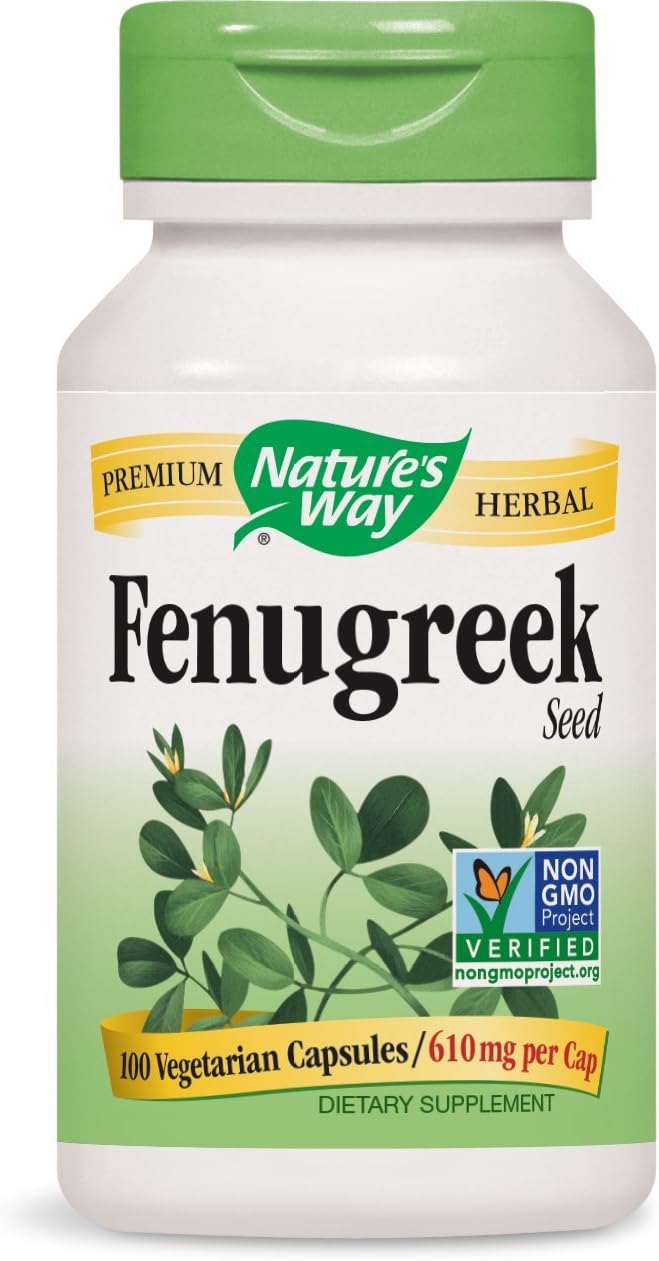 610mg Fenugreek Seed Capsules - 100 Count by Nature's Way