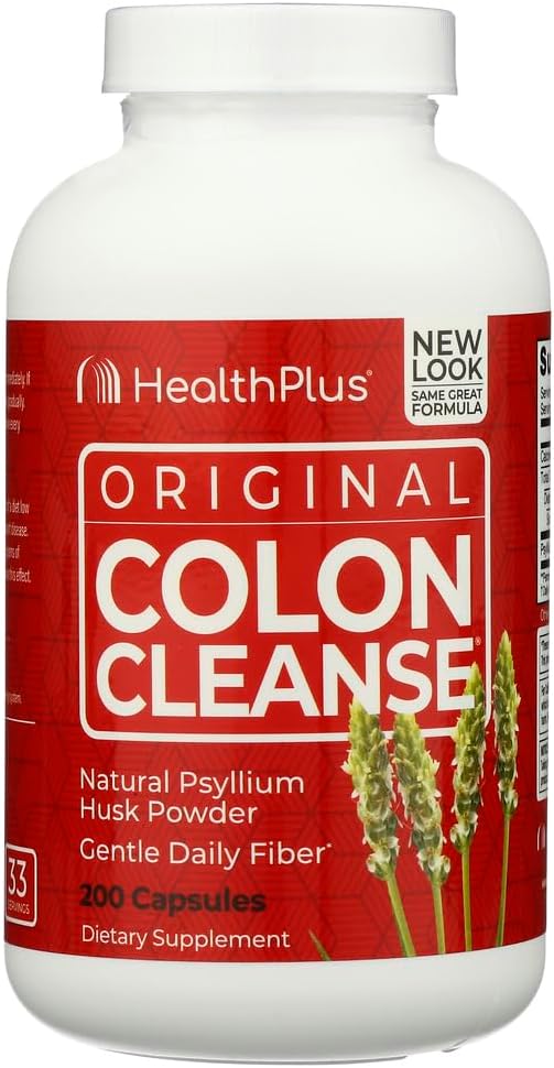 625MG Health Plus Colon Cleanse - Natural Detox and Digestive Support Supplement