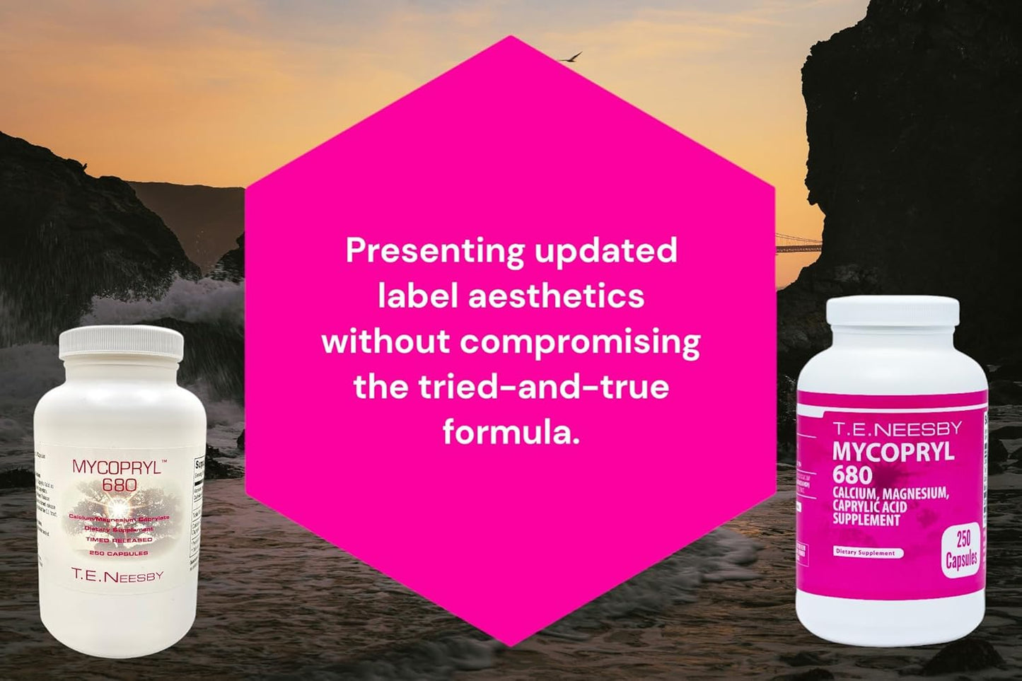 680 mg T.E.Neesby Mycopryl Supplement - 250 Capsules