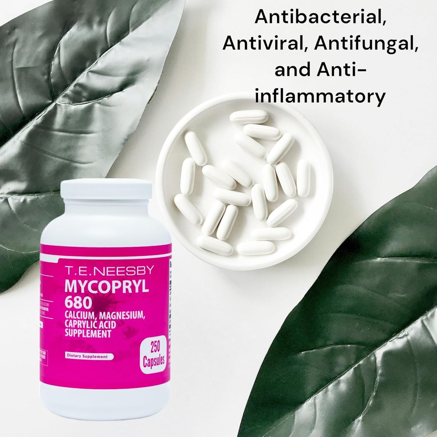 680 mg T.E.Neesby Mycopryl Supplement - 250 Capsules