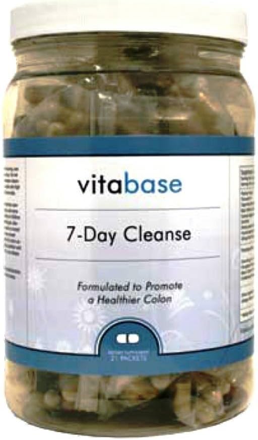7 Day Colon Cleanse by Vitabase - Natural Detox and Digestive Health Support for a Healthy Gut
