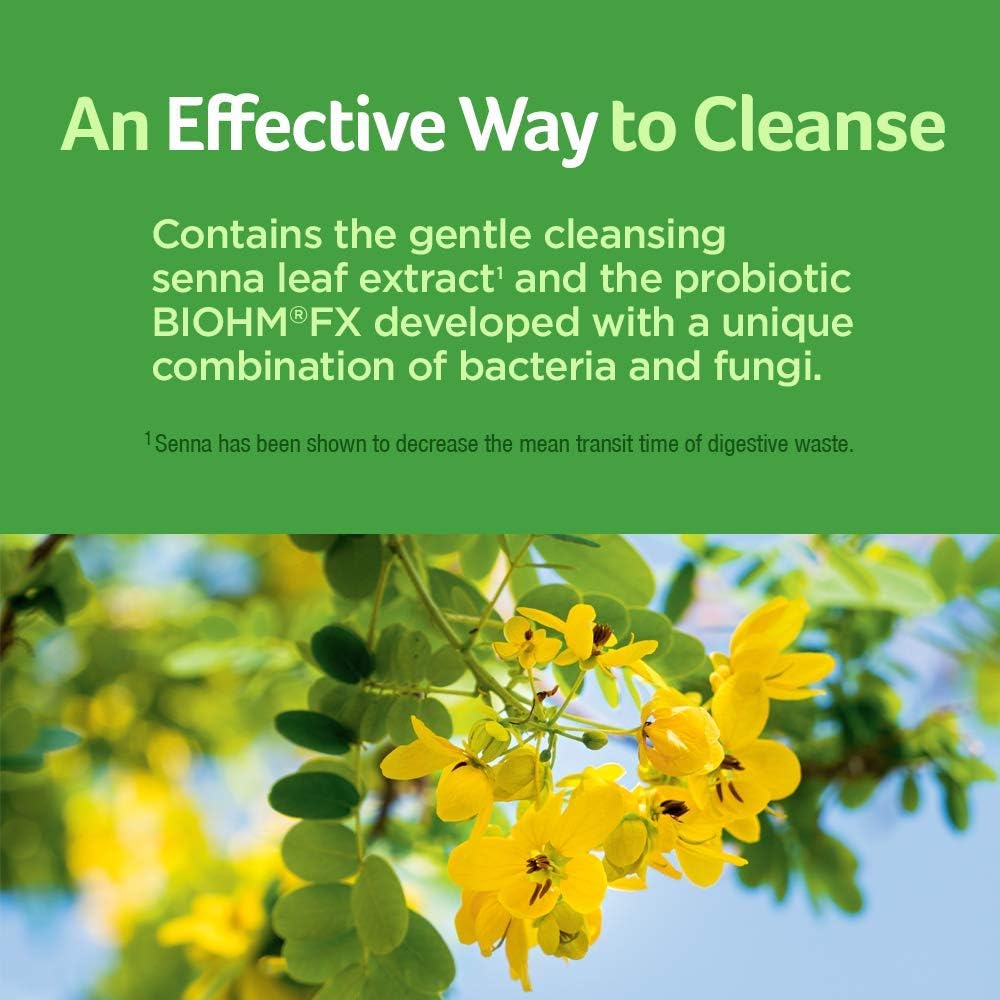 7 Day Detox Cleanse with Probiotics, Acai Berry, Senna Leaf, Digestive Enzymes - 60 Count for Women & Men by Purely Inspired