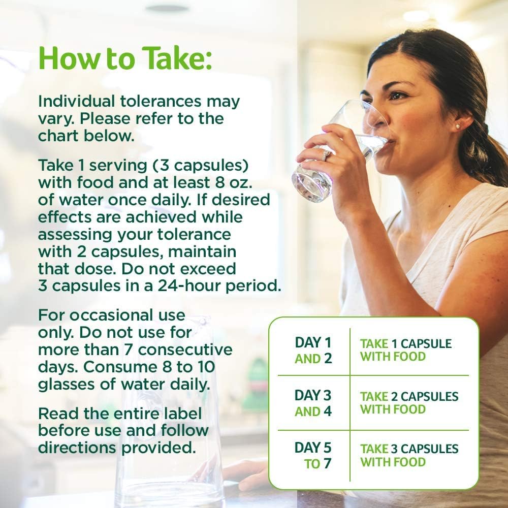 7 Day Detox Cleanse with Probiotics, Acai Berry, Senna Leaf, Digestive Enzymes - 60 Count for Women & Men by Purely Inspired