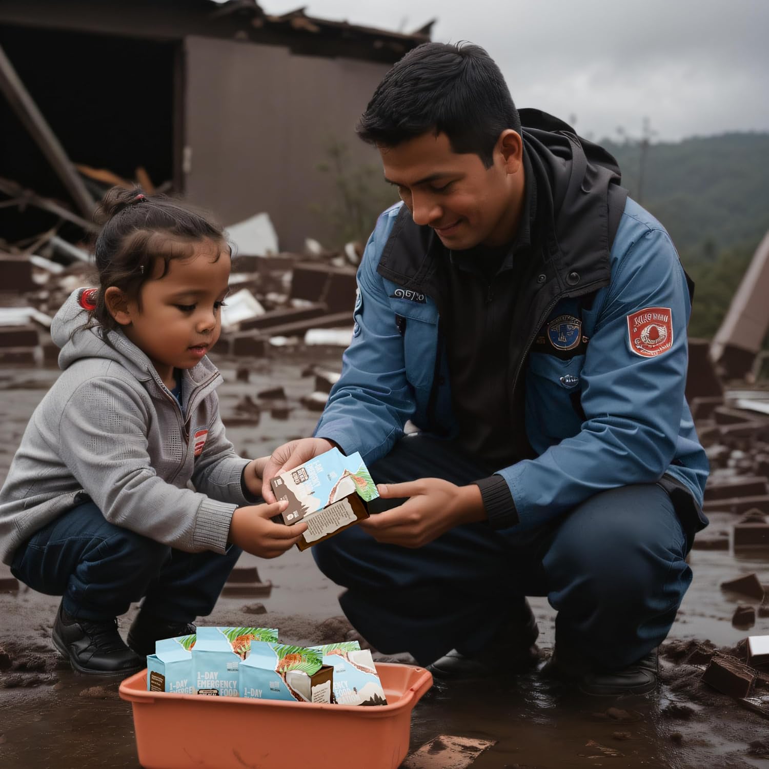 7-Day Emergency Food Supply: Beleon Goods For Life Coconut Biscuit Bars MRE Meals Military Survival Kit- 20 Years Shelf Life